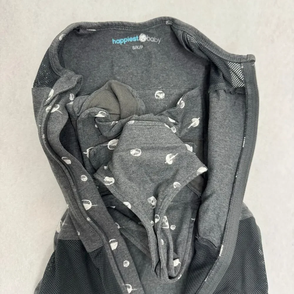 Sleepea 5-Second Baby Swaddle Charcoal Planets Size Small